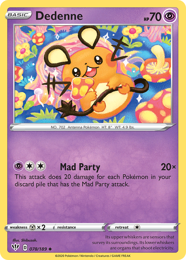 Darkness Ablaze Dedenne #78/189
