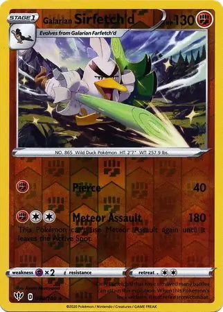 Darkness Ablaze Galarian Sirfetch’d #98/189 reverse holo