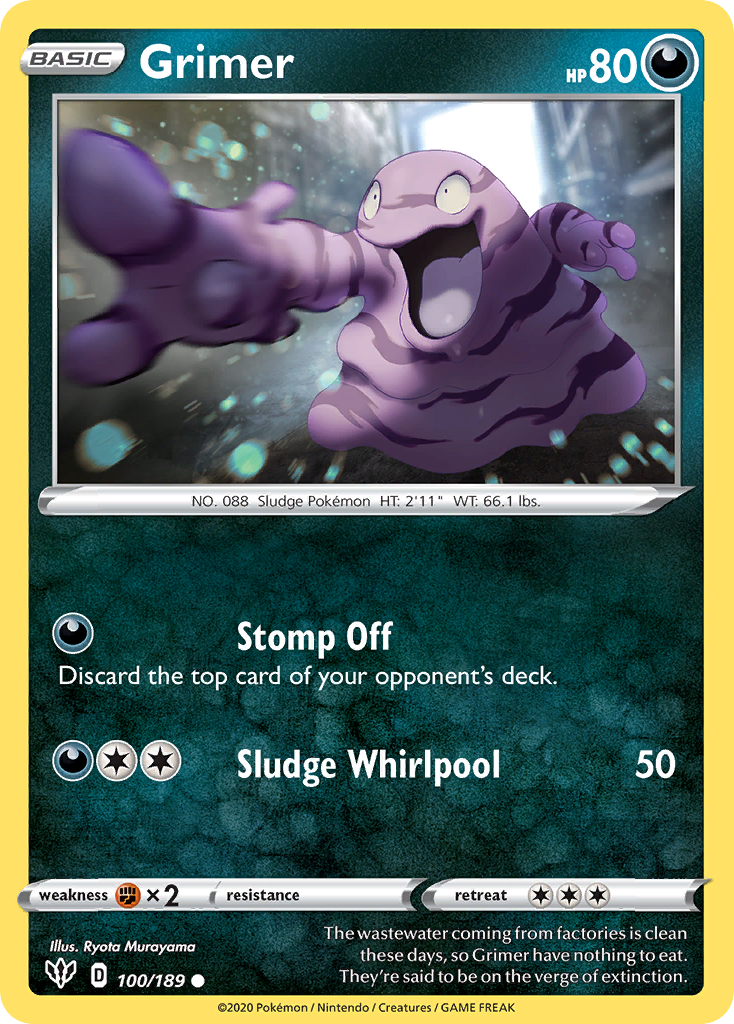 Darkness Ablaze Grimer #100/189