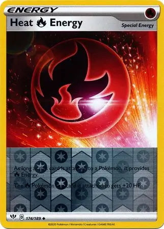 Darkness Ablaze Heat Energy #174/189 reverse holo