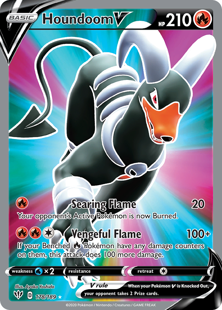 Darkness Ablaze Houndoom V #178/189