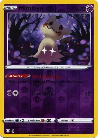 Darkness Ablaze Mimikyu #81/189 reverse holo