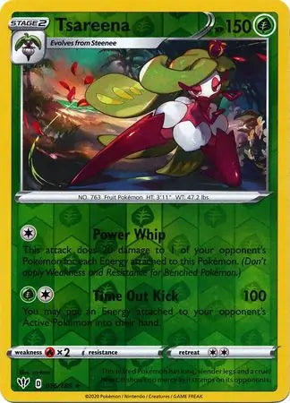 Darkness Ablaze Tsareena #16/189 reverse holo