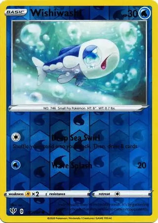 Darkness Ablaze Wishiwashi #50/189 reverse holo