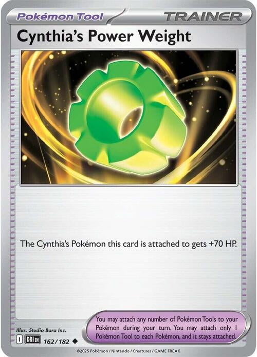 Destined Rivals Cynthia's Power Weight #162/182