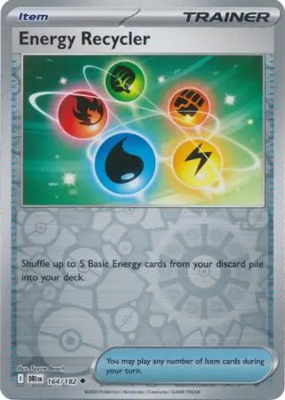 Destined Rivals Energy Recycler #164/182 reverse holo