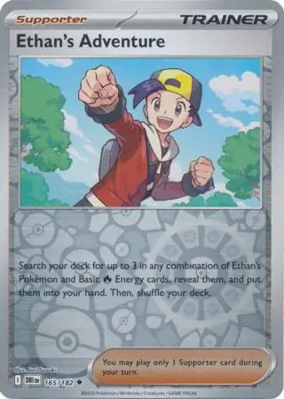 Destined Rivals Ethan's Adventure #165/182 reverse holo