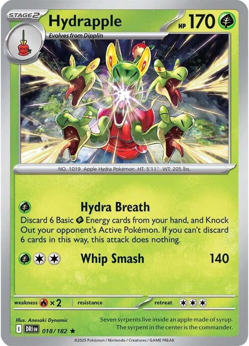 Destined Rivals Holo Hydrapple #18/182