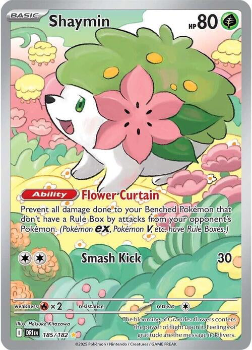 Destined Rivals Holo Shaymin #185/182