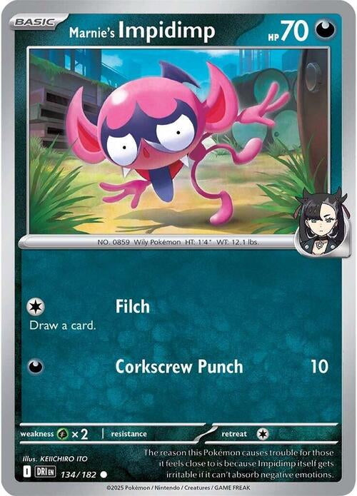 Destined Rivals Marnie's Impidimp #134/182