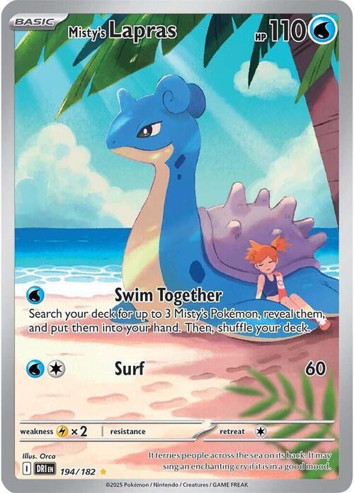 Destined Rivals Misty's Lapras #194/182