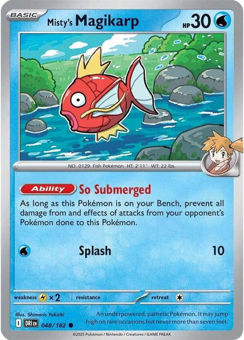 Destined Rivals Misty's Magikarp #48/182