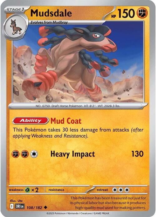 Destined Rivals Mudsdale #108/182