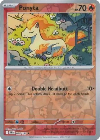 Destined Rivals Ponyta #29/182 reverse holo