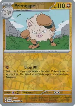 Destined Rivals Primeape #91/182 reverse holo