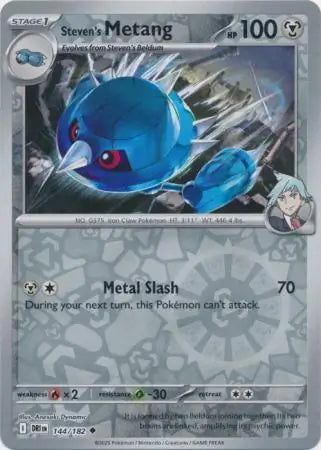 Destined Rivals Steven's Metang #144/182 reverse holo