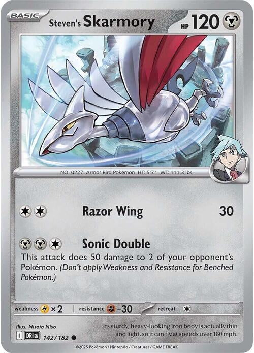 Destined Rivals Steven's Skarmory #142/182