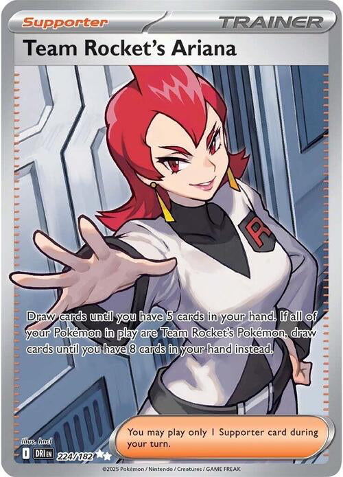 Destined Rivals Team Rocket's Ariana #224/182
