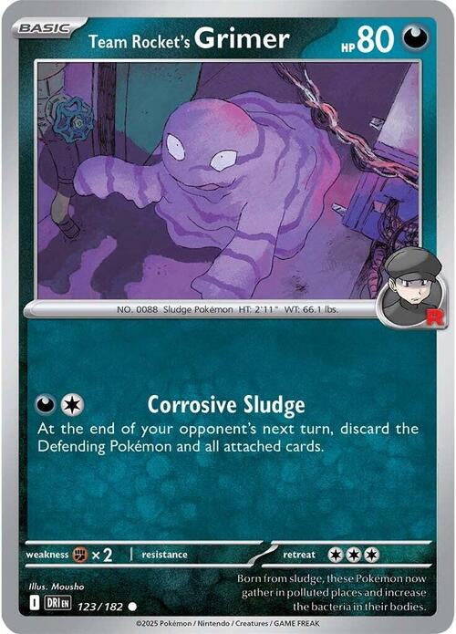 Destined Rivals Team Rocket's Grimer #123/182