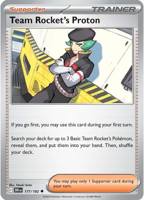 Destined Rivals Team Rocket's Proton #177/182