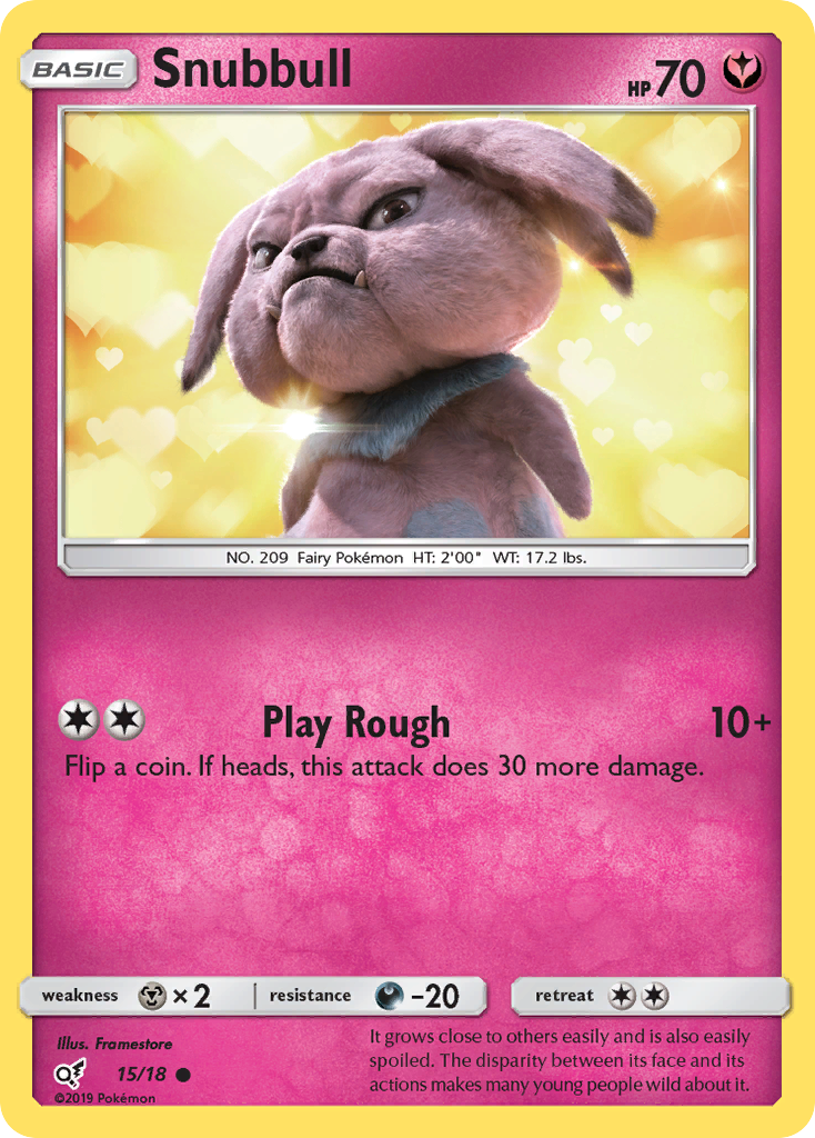 Detective Pikachu Snubbull #15/18