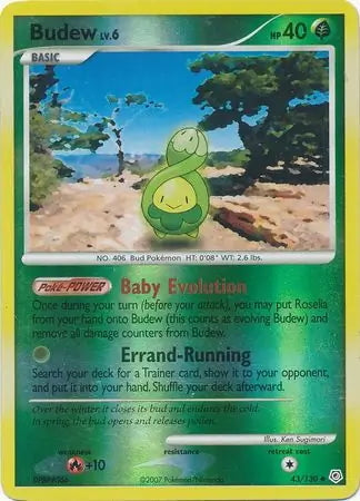 Diamond & Pearl Budew #43/130 reverse holo