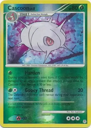 Diamond & Pearl Cascoon #44/130 reverse holo