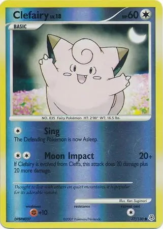 Diamond & Pearl Clefairy #77/130 reverse holo