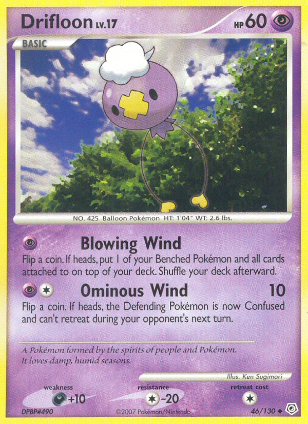 Diamond & Pearl Drifloon #46/130