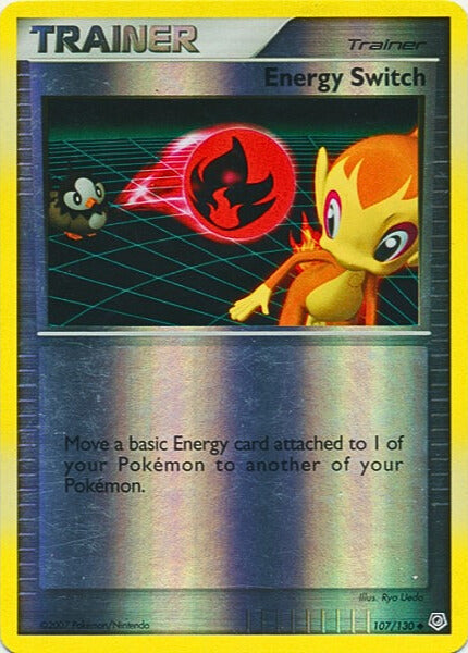 Diamond & Pearl Energy Switch #107/130 reverse holo