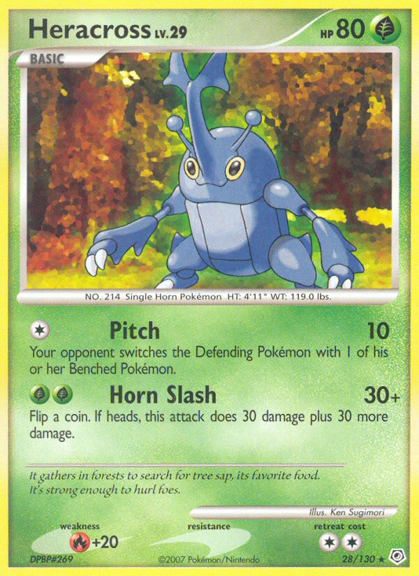 Diamond & Pearl Heracross #28/130
