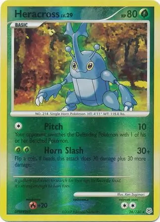 Diamond & Pearl Heracross #28/130 reverse holo