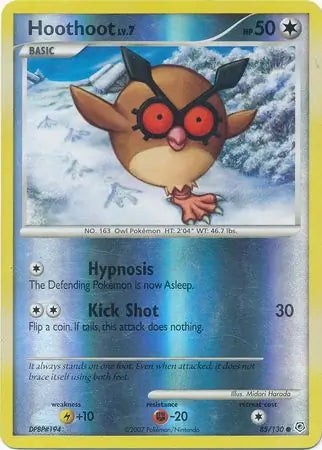 Diamond & Pearl Hoothoot #85/130 reverse holo