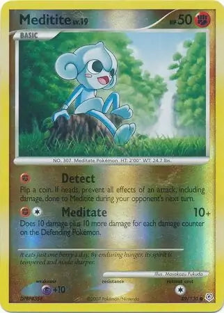 Diamond & Pearl Meditite #89/130 reverse holo