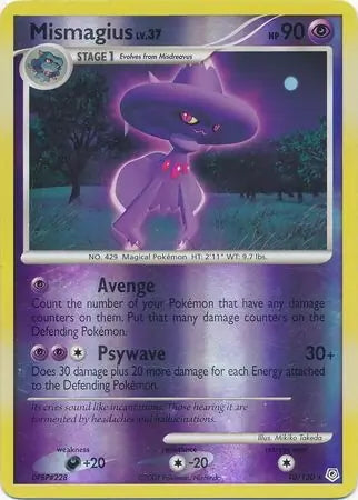 Diamond & Pearl Mismagius #10/130 reverse holo