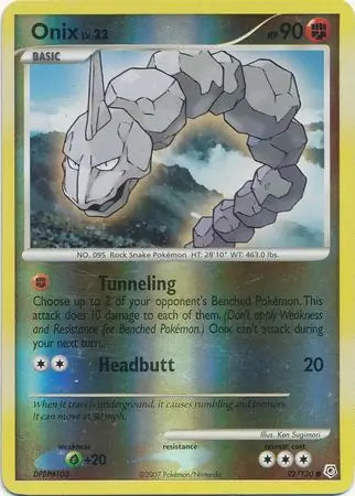 Diamond & Pearl Onix #92/130 reverse holo