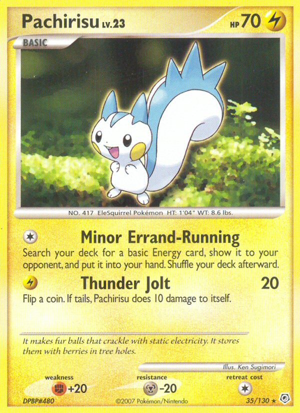 Diamond & Pearl Pachirisu #35/130