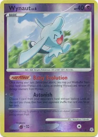 Diamond & Pearl Wynaut #42/130 reverse holo