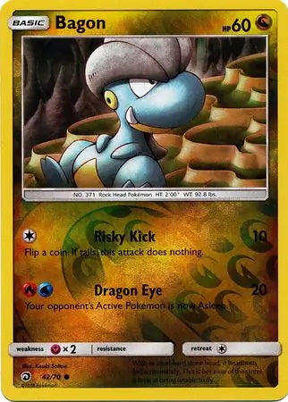 Dragon Majesty Bagon #42/70 reverse holo