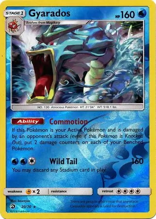 Dragon Majesty Gyarados #20/70 reverse holo