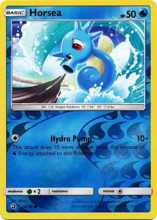 Dragon Majesty Horsea #16/70 reverse holo