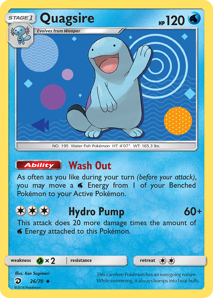 Dragon Majesty Quagsire #26/70
