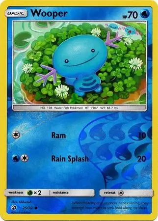 Dragon Majesty Wooper #25/70 reverse holo