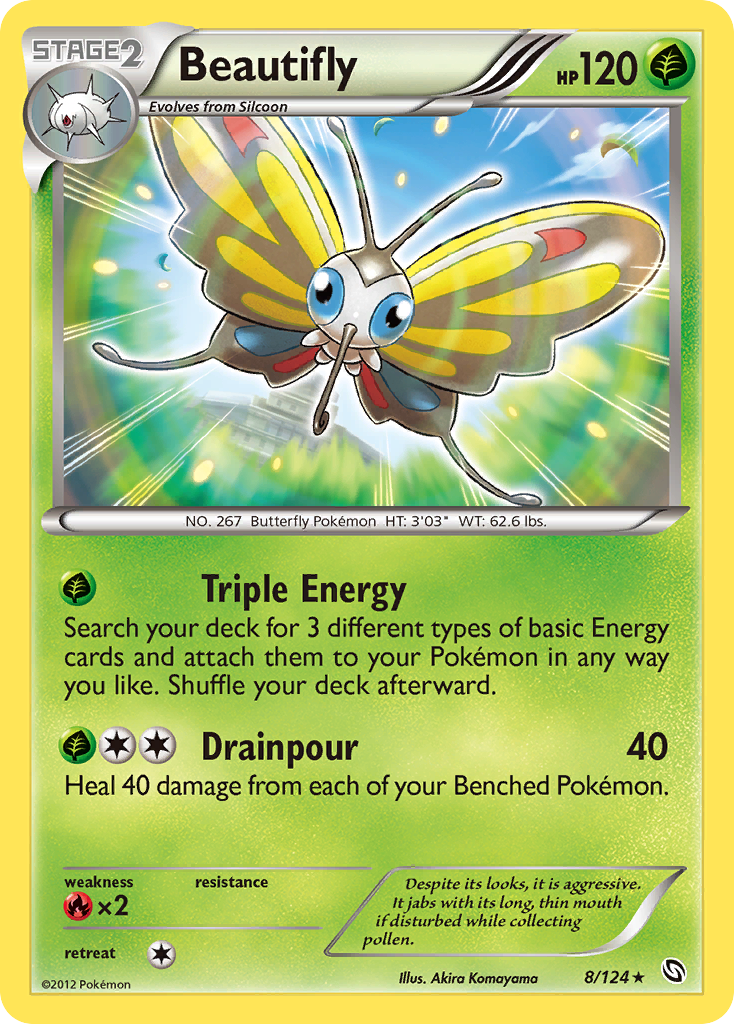 Dragons Exalted Beautifly #8/124