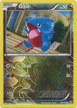 Dragons Exalted Gible #86/124 reverse holo