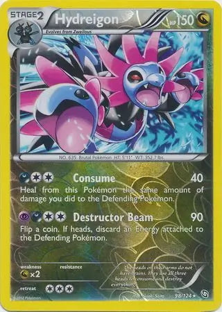 Dragons Exalted Hydreigon #98/124 reverse holo