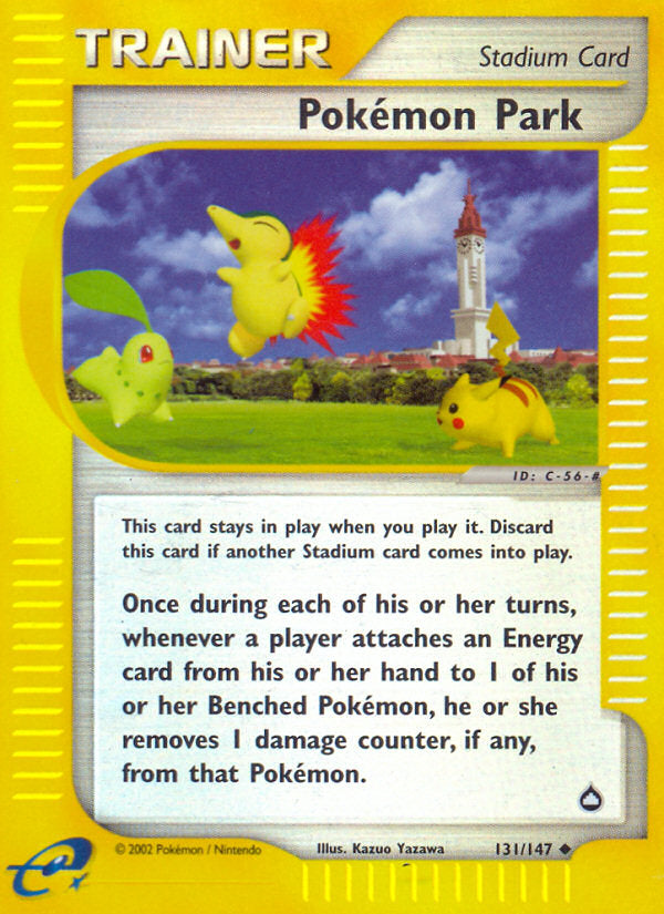 E-Series Aquapolis Pokemon Park #131/147 reverse holo