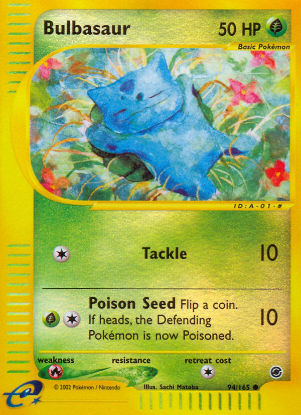 E-Series Expedition Bulbasaur #94/165 reverse holo