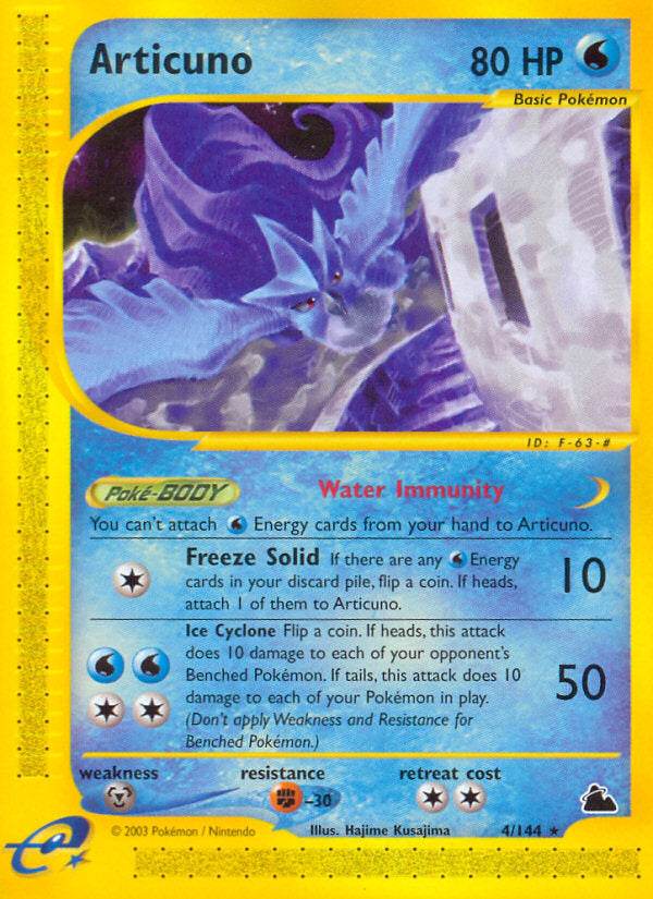 E-Series Skyridge Articuno #4/144