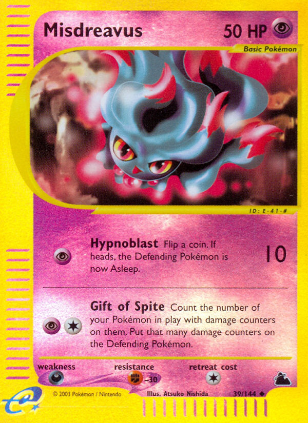 E-Series Skyridge Misdreavus #39/144 reverse holo